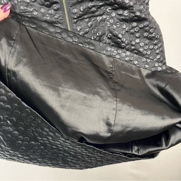 Portman’s Signature Bubble Print Little Black Mini Dress, Size US 8/AUS 12 - Picture 8 of 9